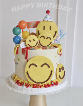 超级快乐笑脸蛋糕