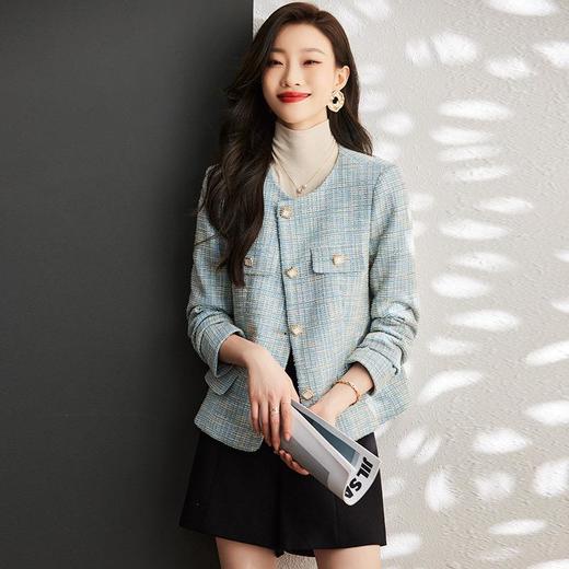 娜璐多 高级感名媛轻奢上衣女娜璐多2022秋冬新款法式小香风外套女粗花呢 商品图1