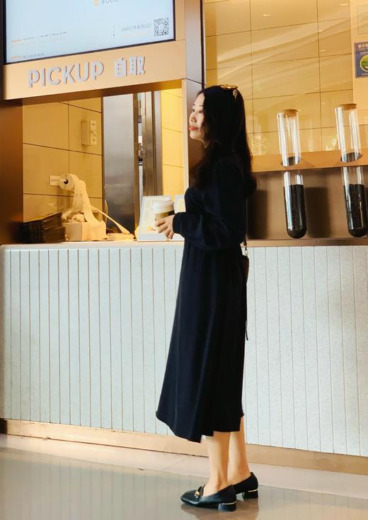 【百图lulu好物】【中跟乐福鞋】【偏小一个码 】 粗跟 软底 超纤软皮 中跟乐福鞋 商品图9