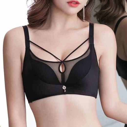 【轻松享受】罗密欧美胸款悦呼吸镂空抹胸式文胸 货号：A30227 商品图3