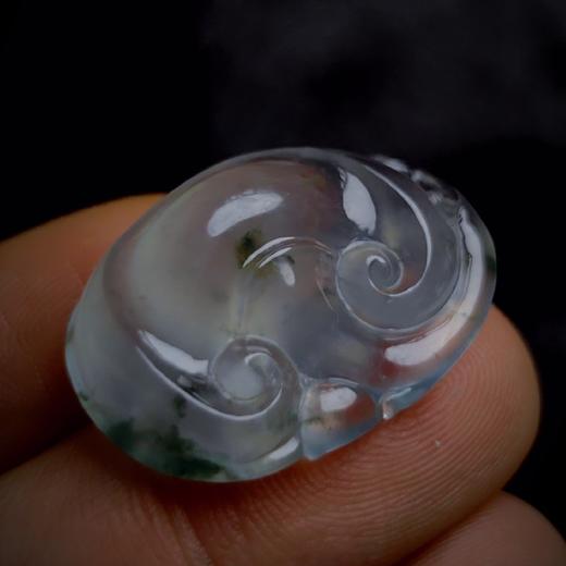 翡翠玻璃种厚墩墩“如意” 商品图8