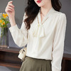 秋装新款，优雅时尚长袖真丝衬衫HR-LQSM9001 商品缩略图3