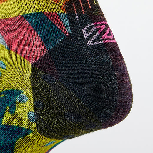 219元2双赛乐ZEALWOOD美丽诺羊毛马拉松毛巾底跑步户外越野印花袜 商品图4