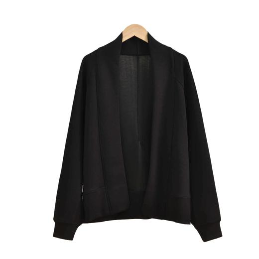 【时髦百搭 轻盈透气】秋季新款女装，短款显瘦上衣女，气质外套，空气层蝙蝠开衫女外搭，穿上它，让你时尚又舒适，轻松展现自信气质！ 商品图4