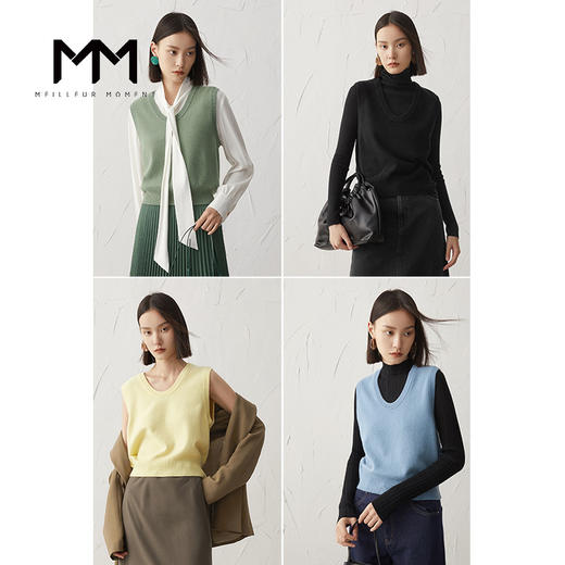 【商场同款】麦檬冬针织马甲5DA132793 商品图0