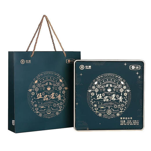 【中粮中茶】伍品茗香灌装茶组合120g 商品图1