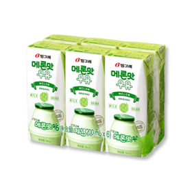  【6멀티】빙그레 메론우유200ml*6