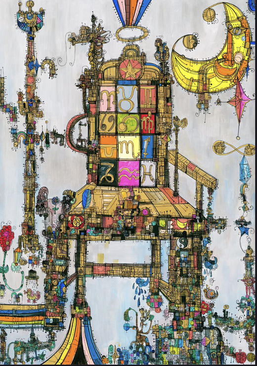 张长江《王座》版画 商品图0