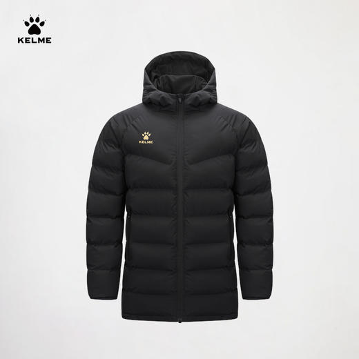 卡尔美2023秋冬新款儿童连帽中长款棉服 商品图5