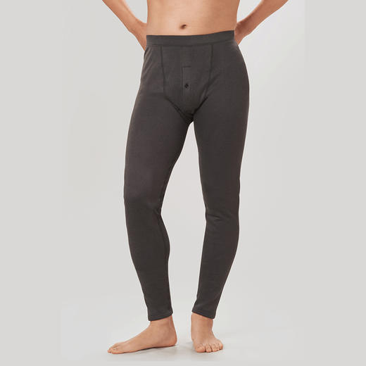 都市丽人都市锋尚舒暖打底裤秋裤负5至5度适穿导电丝牛暖暖衣男士厚款九分双层保暖裤FL34B3 商品图0