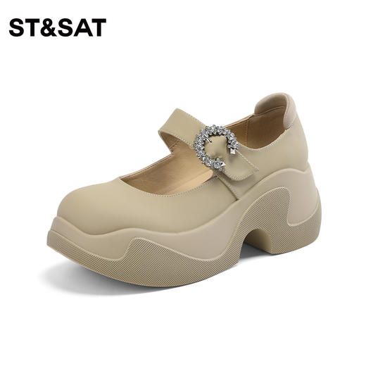 星期六水钻装饰厚底玛丽珍鞋SS33111105 商品图6