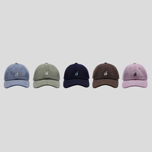 GOODBAI a字母毛毡绣弯檐棒球帽 商品图1