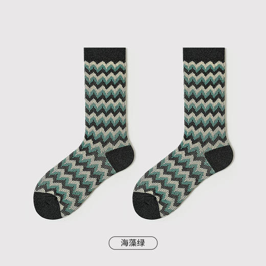 都市丽人时尚系列精梳棉袜子中筒袜中厚款女士常规袜LC3EB9 商品图5