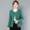 秋季女士短款小香风外套，女新款女装时尚洋气妈妈秋装上衣QB-LL89068 商品缩略图3