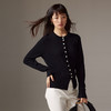 IN AND ON 100%绵羊毛贝壳扣针织开衫22906 商品缩略图0
