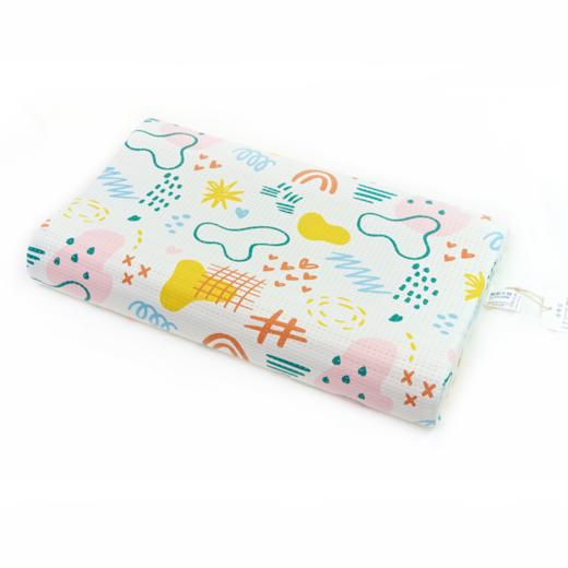 婴童6D水洗硅胶枕（花色/米色） 商品图1