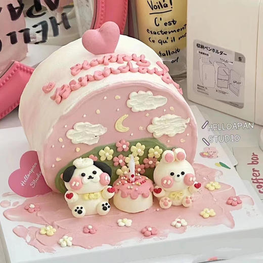 卡通立体不规则主题蛋糕（约1.5磅） 商品图0