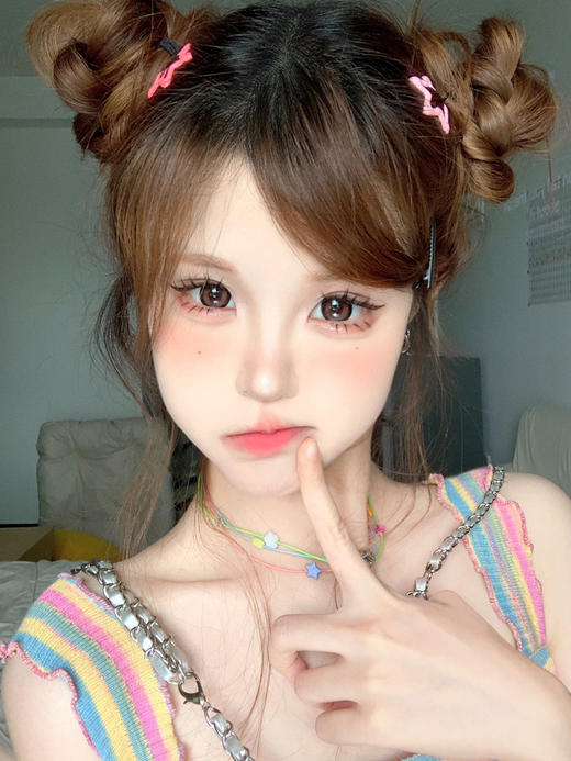 【大直径】GUGUCON-草莓心事-14.5mm【半年抛 0-1000度 有525/575】 商品图9