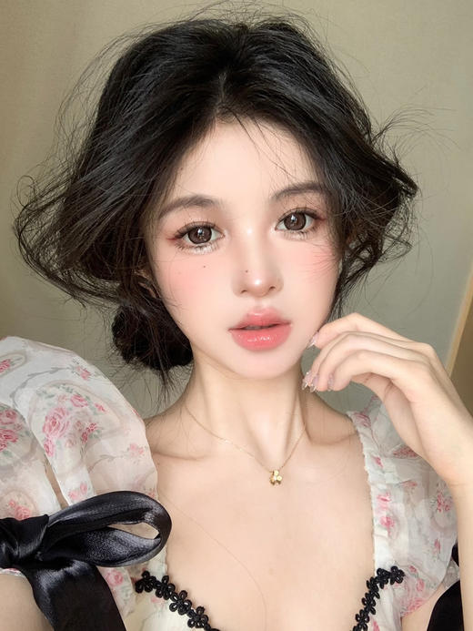 【大直径】GUGUCON-草莓心事-14.5mm【半年抛 0-1000度 有525/575】 商品图3