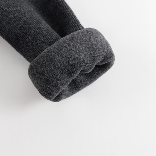 【加绒保暖】马克珍妮冬装新款 女童黑白条纹弹力打底裤 232091 商品图4