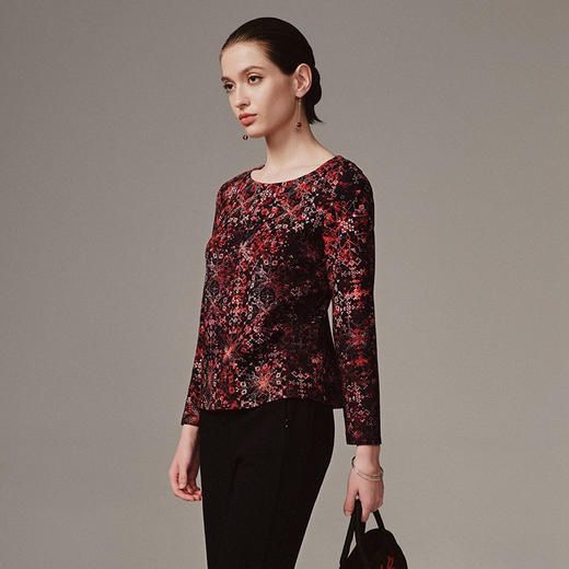 TANGY Collection天意高端2023秋季新品商场同款女士上衣 商品图1