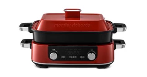 morphy richards摩飞多功能锅（红）5L  MR9099 商品图0