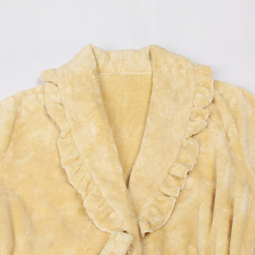 都市丽人眯雅佳女士双面法兰绒套装厚款单件袍家居服LH37A1 商品图4