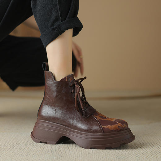 时尚个性，厚底增高绑带单鞋TYM-7018 商品图11