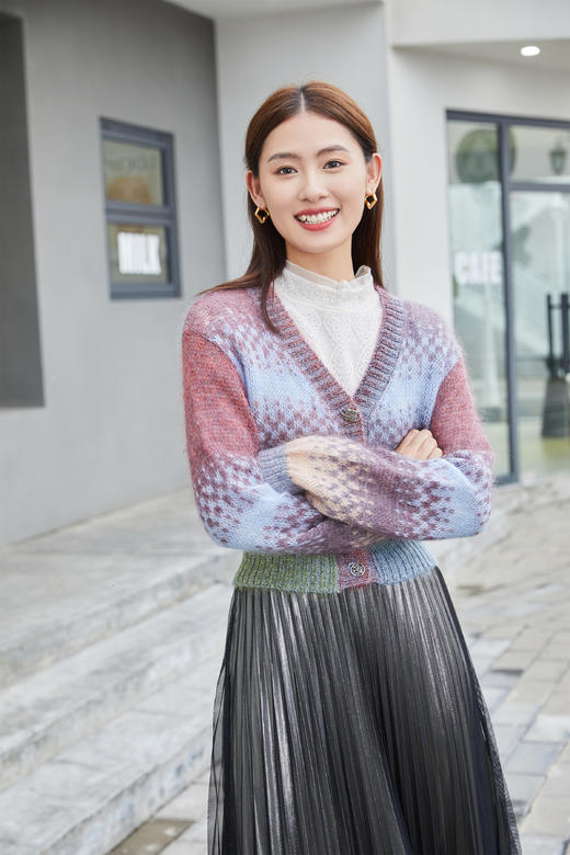 【年货节】奇威  彩色针织开衫A431718400 商品图11