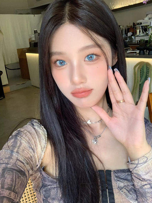 【中直径】Sugarplum--波士顿蓝-14.2mm 【年抛 0-1000度 无525/575】 商品图10