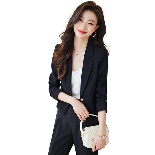 娜璐多 气质女神范短款外套2023秋季新款时尚百搭小西服日常通勤上衣女 商品图4