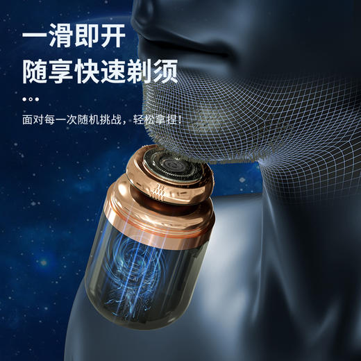 青果青橙便捷式胶囊剃须刀 商品图3