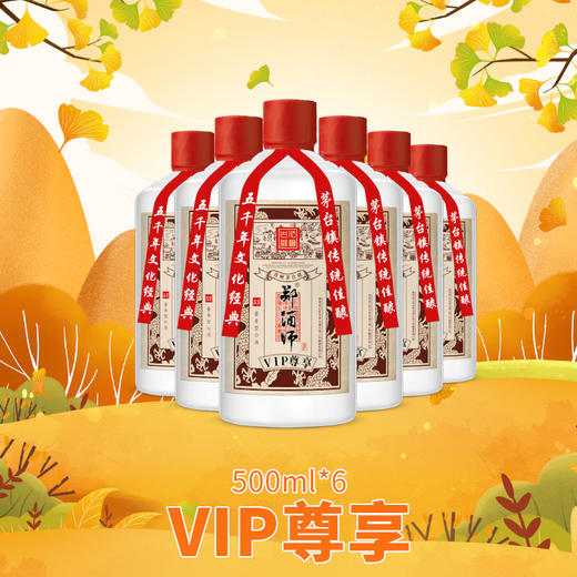 郑酒师vip尊享整件装500mlx6 商品图1