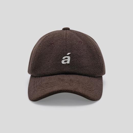 GOODBAI a字母毛毡绣弯檐棒球帽 商品图4