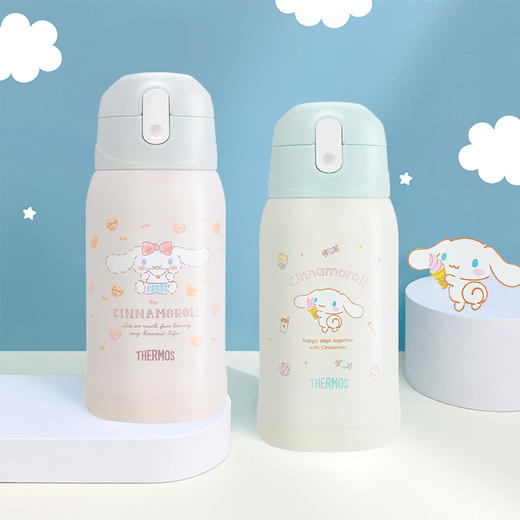 德国Thermos膳魔师 儿童水杯上学专用316L保温杯学生吸管杯直饮杯大耳狗 商品图1