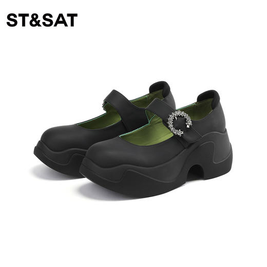 星期六水钻装饰厚底玛丽珍鞋SS33111105 商品图7