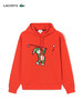 【海南专供价】Lacoste法国鳄鱼男女同款新款潮流印花纯棉连帽卫衣SH7983-98 商品缩略图1