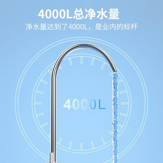 欧琳（OULIN） 家用厨下式净水器 RO反渗透 无桶大通量纯水机 直饮机 500G纯水机 商品图5