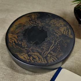 金晕砚台（圆）