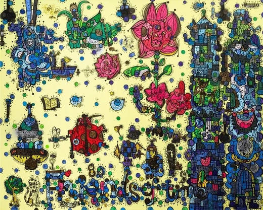 张长江《城堡的故事》版画 商品图4