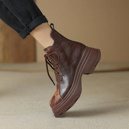 时尚个性，厚底增高绑带单鞋TYM-7018 商品图8