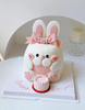 立体翻糖兔子卡通蛋糕（默认1.5磅） 商品缩略图0