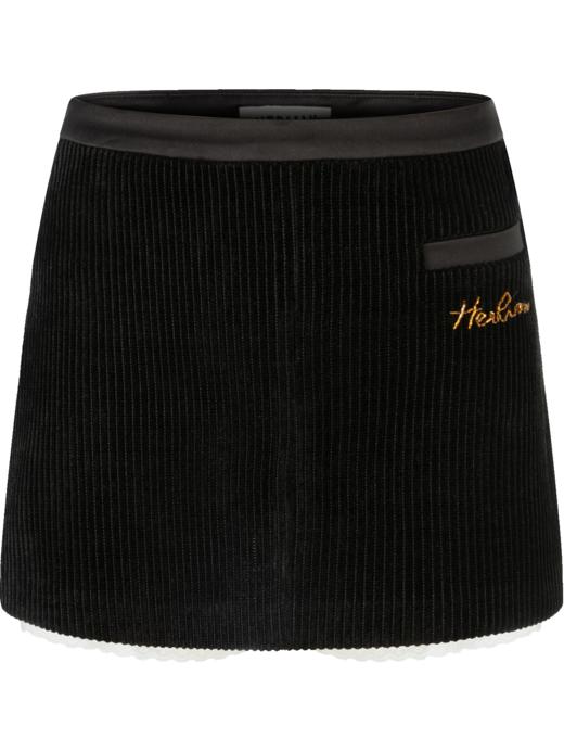 HL2CAWSH1017 钉珠logo蕾丝边裤裙 商品图1