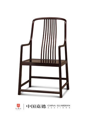 红桥红  家具严选  血檀(赞比亚紫檀 / 染料紫檀）  【嘉选梳背椅】