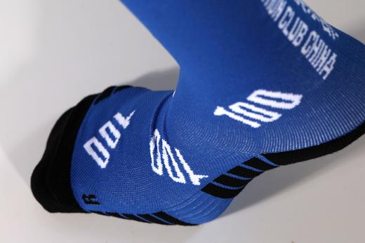 严素中国百马俱乐部跑步袜路跑马拉松coolmax海军蓝 商品图4