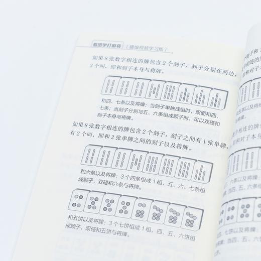看图学打麻将 精编视频学习版 麻将技巧书 麻将赢牌技巧 商品图3