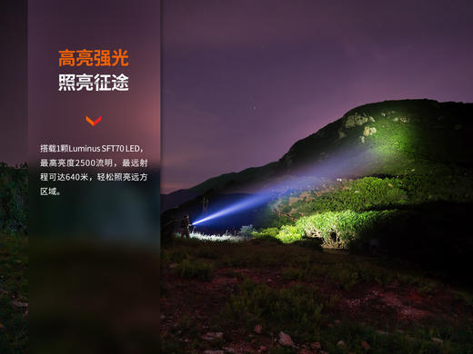 FENIX菲尼克斯HT32户外狩猎手电三光源强光超远640米野外探险户外 商品图2