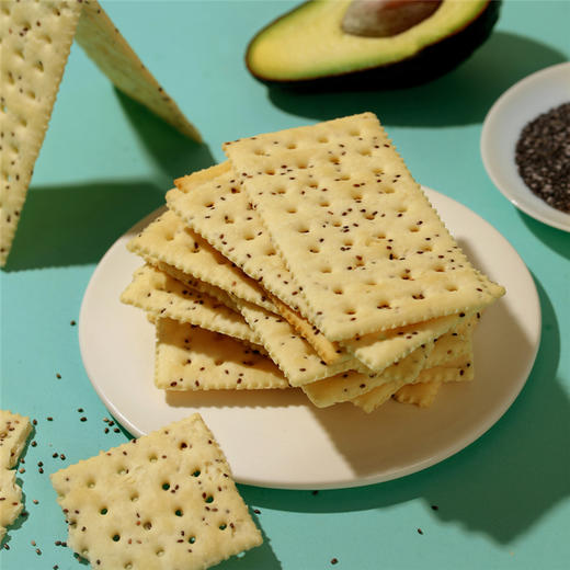 正耕 奇亚籽牛油果梳打饼干 商品图0