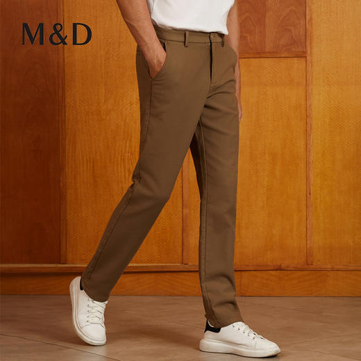 MD名盾男士直筒休闲裤秋季新品抗皱中青年商务行政通勤长裤12587 商品图1