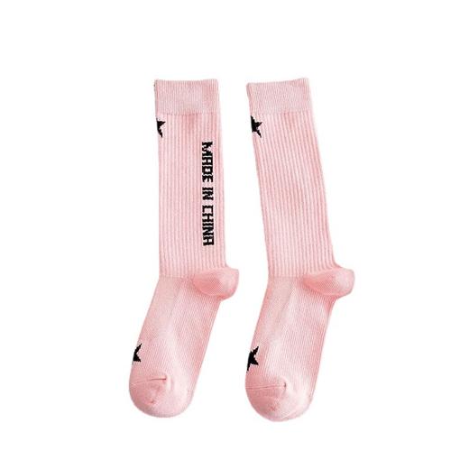 【非瑜伽袜】【新品】袜子女小腿袜ins潮长筒袜春秋冬日系百搭个性网红街头外穿高筒袜 商品图4